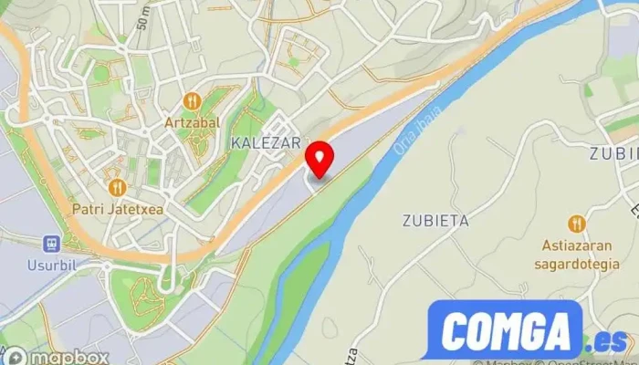 mapa de TXIKIERDI S.L. Cerrajero en Usurbil