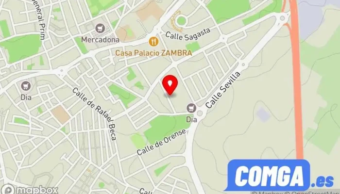 mapa de VEGACERRAJEROS Cerrajero en Alcalá de Guadaíra
