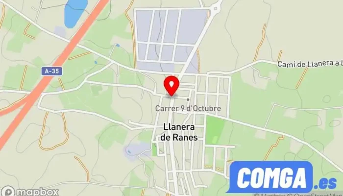 mapa de Vicente Martínez Mompo Cerrajero en Llanera de Ranes