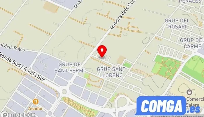 mapa de Vicente Ruiz López Cerrajero en Castellón de la Plana
