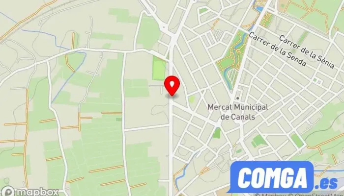 mapa de Vifran Cerrajero en Canals