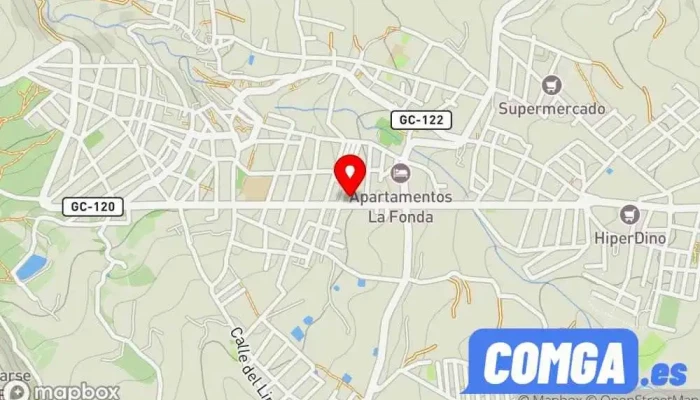 mapa de ZAPATERO LLAVES AFILADOS Cerrajero en Ingenio