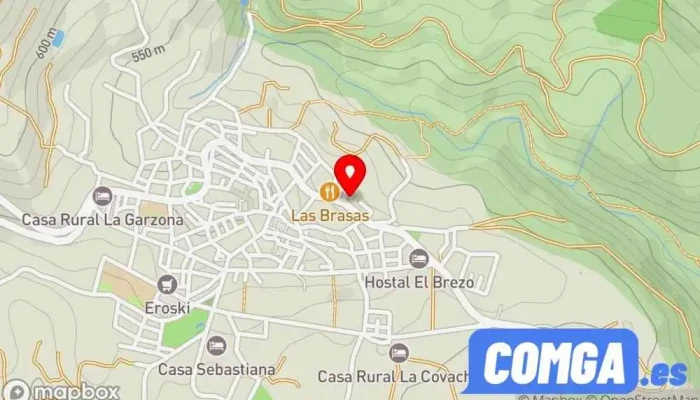 mapa de Zapatero LOSAR DE LA VERA .